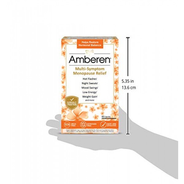 Amberen: Safe Multi-Symptom Menopause Relief. Clinically Shown to...