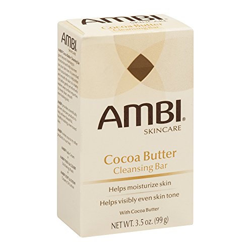 Ambi Cleansing Bar Soap Cocoa Butter 3.5oz 3 Pack