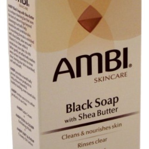 Ambi Skincare Black Soap with Shea Butter, 3.5-Ounce Package
