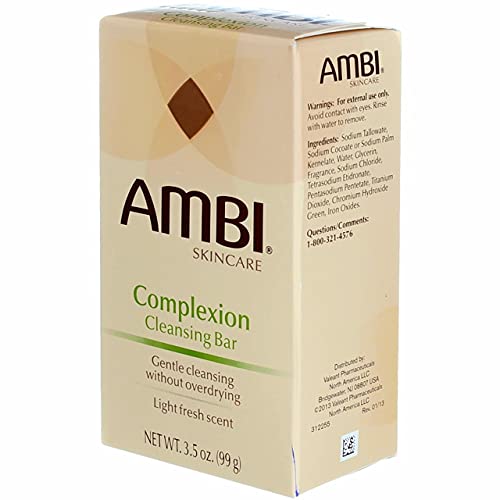 Ambi Skincare Complexion Cleansing Bar Soap | Gently Cleanses Ski...