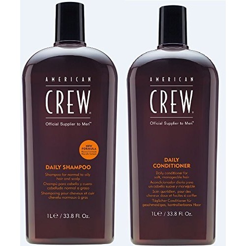 American Crew Daily Shampoo and Conditioner 33.8 Fl. Oz.