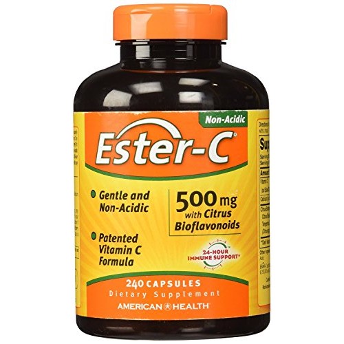 Ester-C 500 mg with Citrus Bio, 240 cap Pack of 2