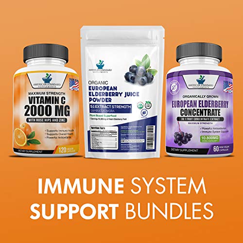 Vitamin C 2000mg with Zinc 40mg Per Serving and Rose Hips Extract...