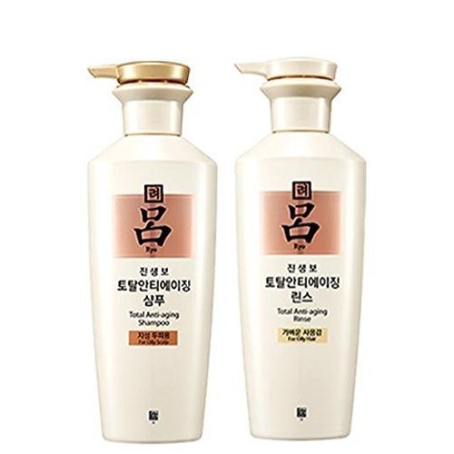 Ryoe Korean Jinsaengbo Total Anti Aging Shampoo + Rinse White 400ml
