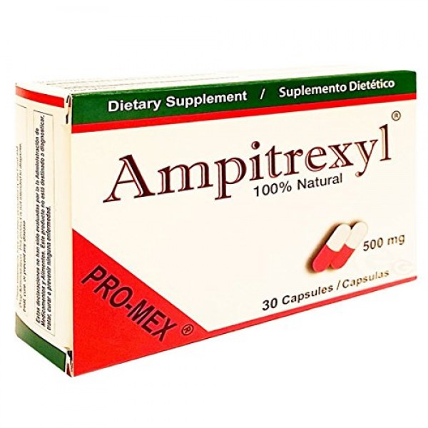 Ampitrexyl 500mg x 6 Pack - Herbal Immune Support Supplement Prom...
