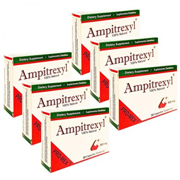 Ampitrexyl 500mg x 6 Pack - Herbal Immune Support Supplement Prom...