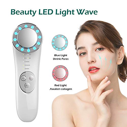 Facial Massager - 7 in 1 Face Cleaner Lifting Machine - High Freq...