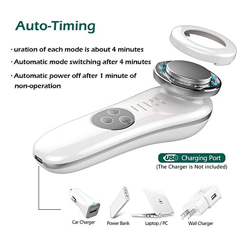 Facial Massager - 7 in 1 Face Cleaner Lifting Machine - High Freq...