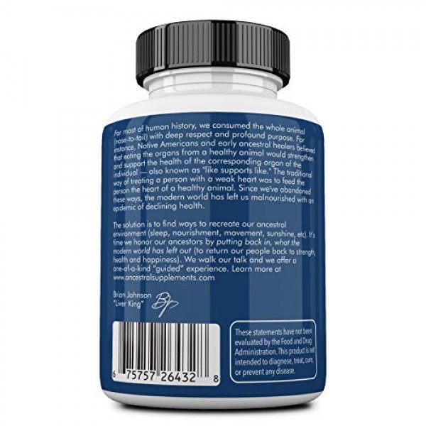 Ancestral Supplements Prostate with Desiccated Liver — Supports...