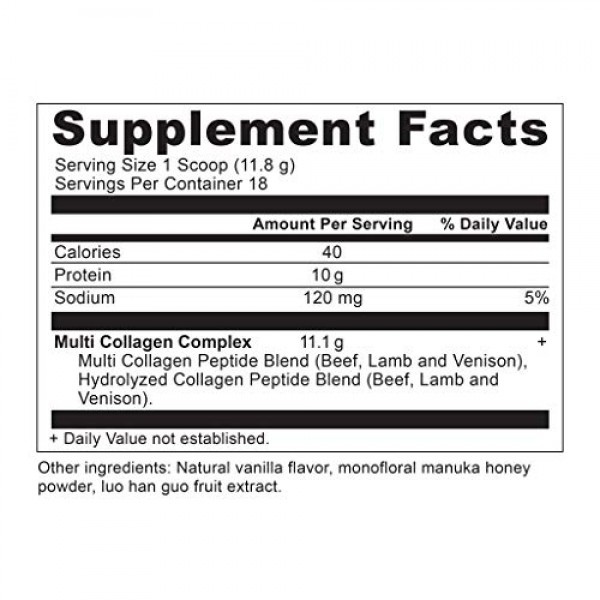 Collagen Powder Peptides Supplement by Ancient Nutrition, Ancient...