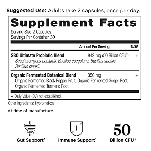 Probiotics by Ancient Nutrition, SBO Probiotics Ultimate 50 Billi...