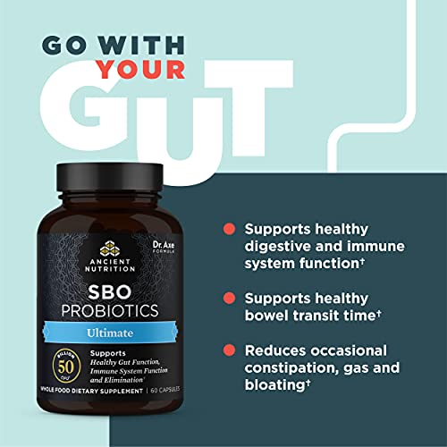 Probiotics by Ancient Nutrition, SBO Probiotics Ultimate 50 Billi...