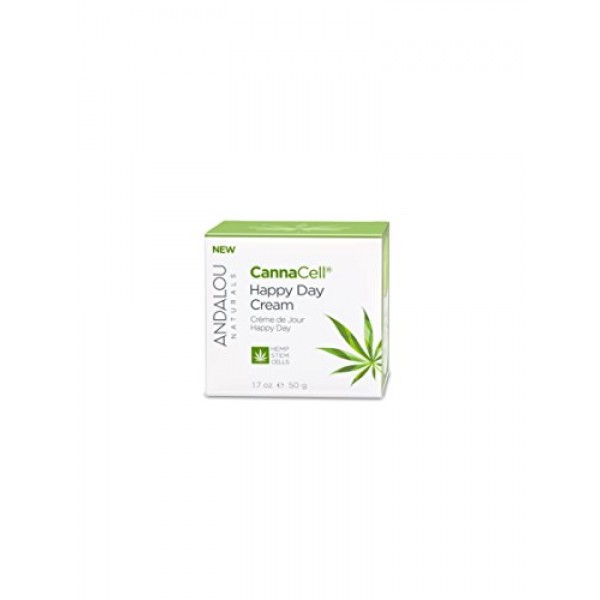 Andalou Naturals CannaCell Happy Day Cream, Coconut, 1.7 Ounce