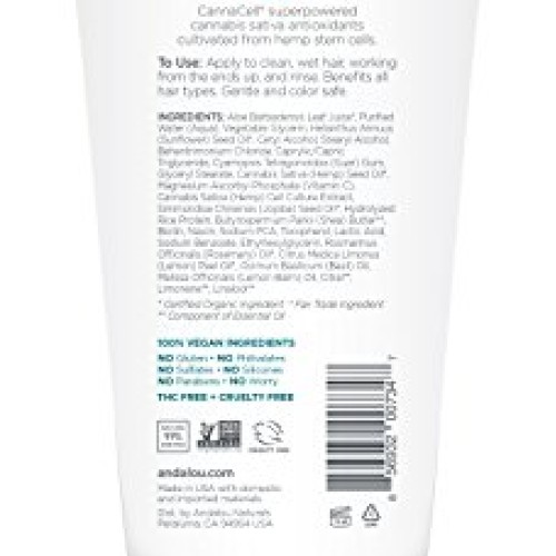 Andalou Naturals CannaCell Vitamin Conditioner, Daily Dose, 8.5 O...