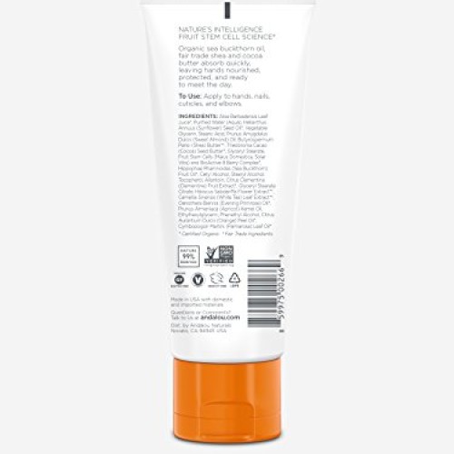 Andalou Naturals Clementine Hand Cream, 3.4 Ounce