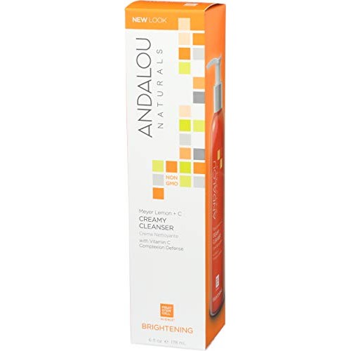 Andalou Naturals Meyer Creamy Lemon Cleanser, 6 oz, Helps Clean, ...