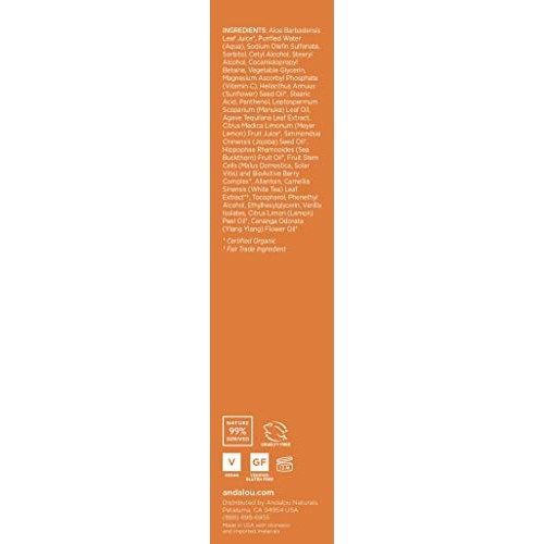 Andalou Naturals Meyer Creamy Lemon Cleanser, 6 oz, Helps Clean, ...