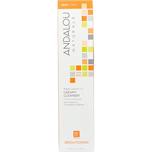 Andalou Naturals Meyer Creamy Lemon Cleanser, 6 oz, Helps Clean, ...
