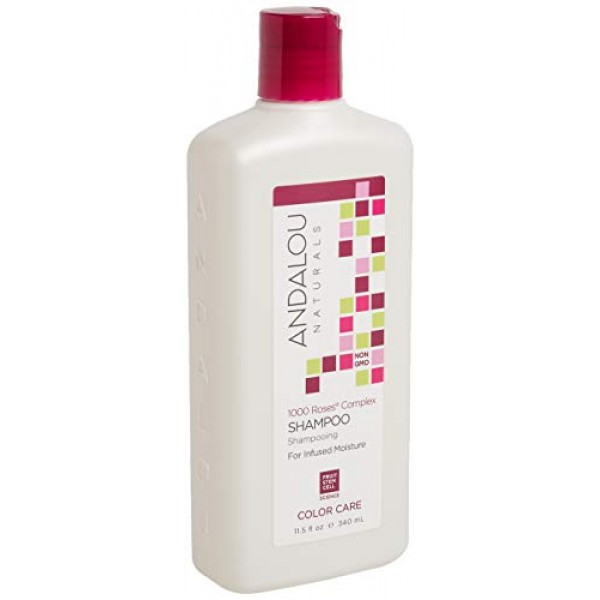 Andalou Naturals Shampoo Fluid Ounce, Complex Color Care 1000 Ros...