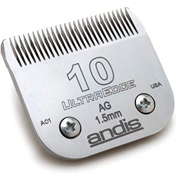 Andis Carbon-Infused Steel UltraEdge Dog Clipper Blade, Size-10, ...
