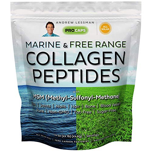 ANDREW LESSMAN Marine & Free Range Collagen Peptides Powder & MSM...