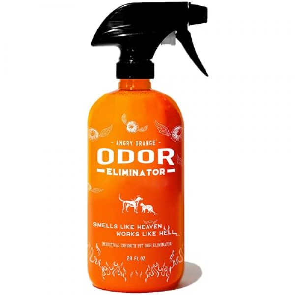 ANGRY ORANGE 24 oz Ready-to-Use Citrus Pet Odor Eliminator Pet Sp...
