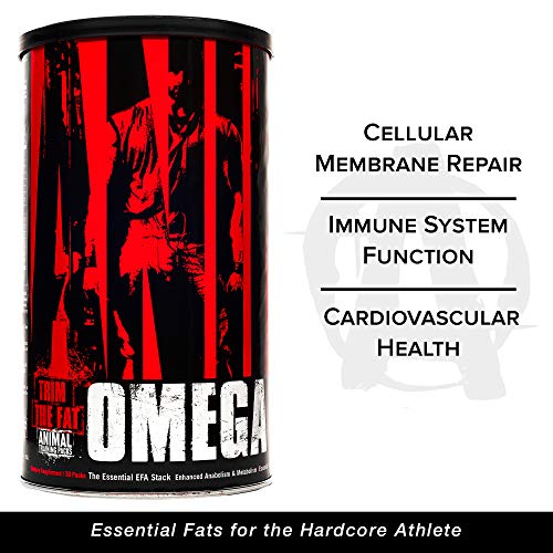 Animal Omega - Omega 3 6 Supplement - Fish Oil, Flaxseed Oil, Sal...