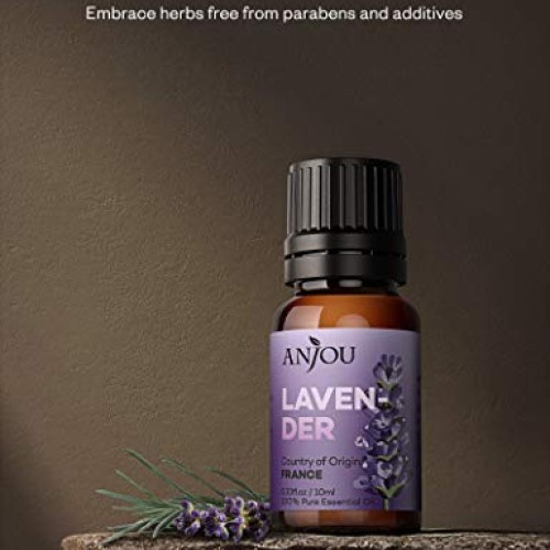 Anjou Essential Oils Set 6-Pack Gift Set Therapeutic Grade 10ml 1...