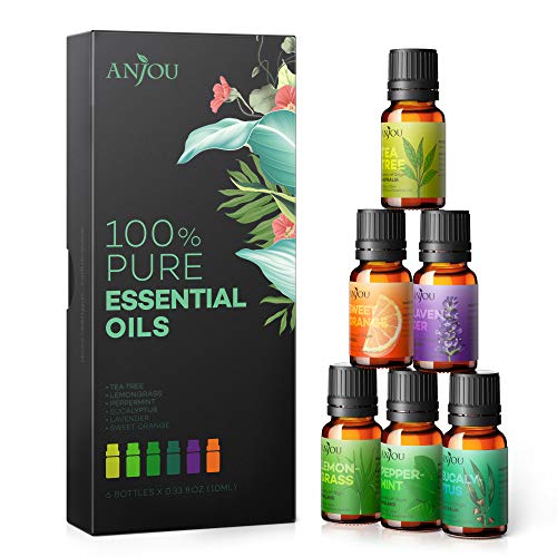 Anjou Essential Oils Set 6-Pack Gift Set Therapeutic Grade 10ml 1...