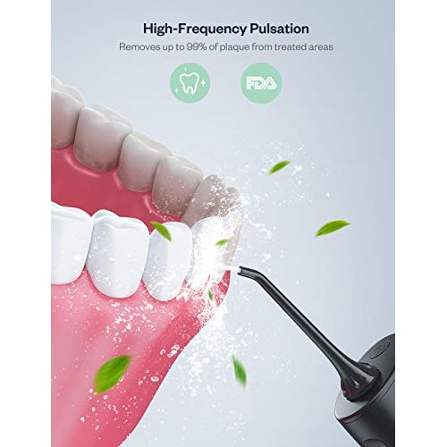 Anjou Water Dental Flosser Professional Cordless Dental Oral Irri...