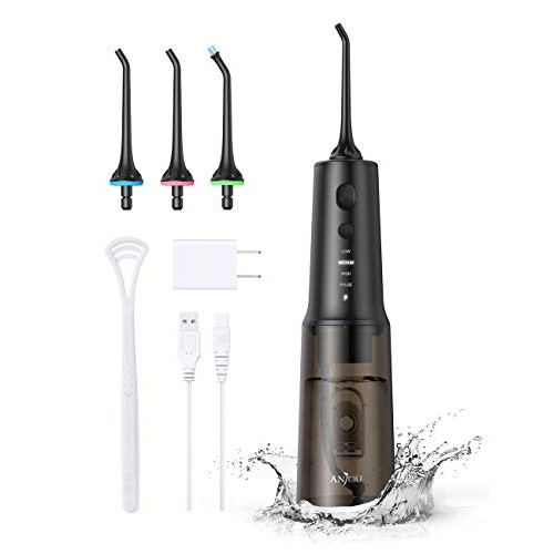 Anjou Water Dental Flosser Professional Cordless Dental Oral Irri...