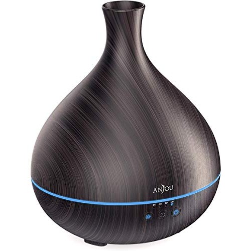 Essential Oil Diffuser,Anjou 500ml Cool Mist Humidifier,One Fill ...