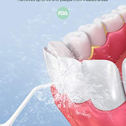 Water Flosser Cordless Teeth Cleaner, 320ML Professional Dental O...