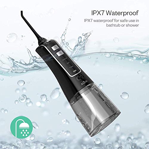 Water Flosser Professional Cordless Dental 300 ML Oral Irrigator,...