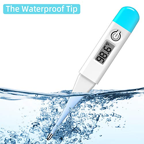 Digital Thermometer, LCD Basal Body Thermometer, Waterproof, Accu...