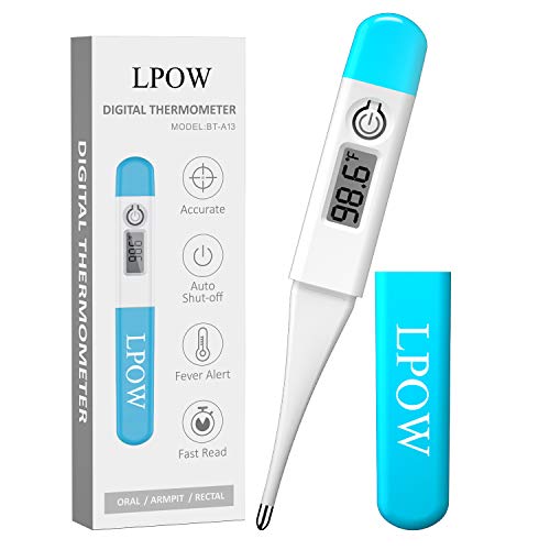 Digital Thermometer, LCD Basal Body Thermometer, Waterproof, Accu...