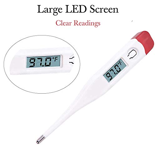 Digital Thermometer for Adults, 2 Pack Oral Thermometer Instant R...