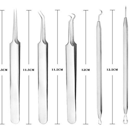 Aoshang 5-in-1 Blackhead Remover Pimple Comedone Extractor Tool A...