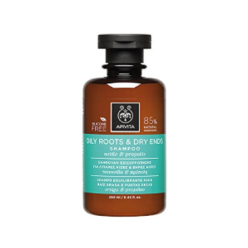 Apivita Oily Roots & Dry Ends Shampoo with Nettle & Propolis For...