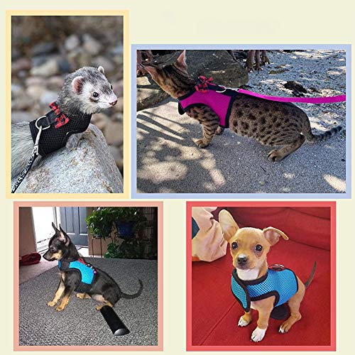 Rabbits Harness Pet Harness Set Rabbit Leash Harness Vest Type Be...
