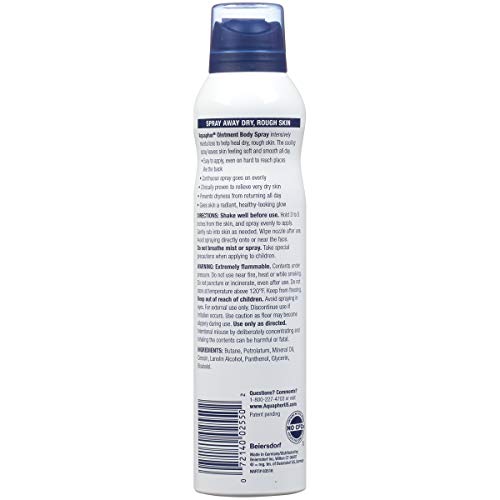 Aquaphor Ointment Body Spray - Moisturizes and Heals Dry, Rough S...