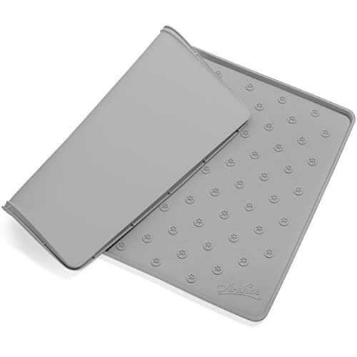 Archies Cat Dog Food Mat - Pet Food Mat - Large24x16 0.5 Rai...