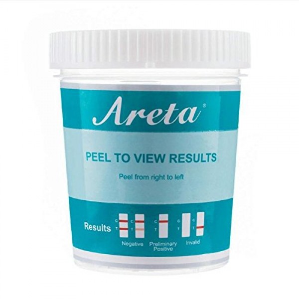 5 Pack Areta 12 Panel Instant Drug Test Cup -Testing Instantly fo...