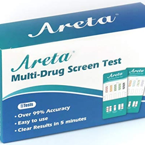 5 Pack Areta 5 Panel Dip Test Kits, Instant Urine Testing - #ED...