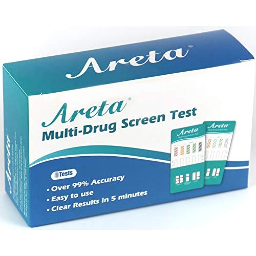 5 Pack Areta 5 Panel Dip Test Kits, Instant Urine Testing - #ED...