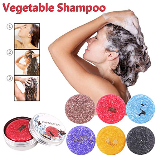 Solid Shampoo Bar,Hair Shampoo Bar Hair Darkening Shampoo Bar - N...