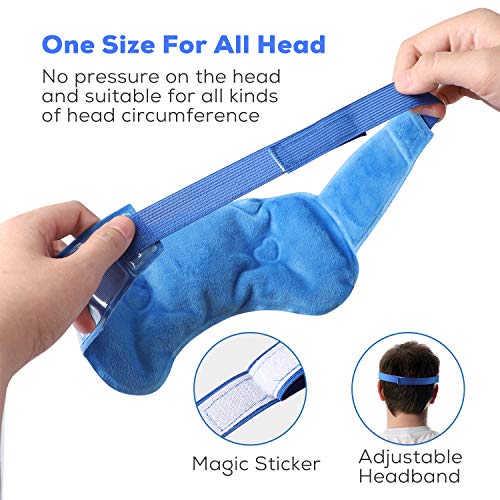Arkmiido Gel Beads Cold Eye Mask, Cooling Eye Mask for Swollen Ey...