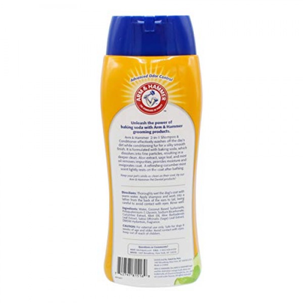 Arm & Hammer for Pets 2-In-1 Shampoo & Conditioner for Dogs | Dog...