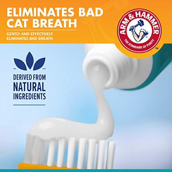 Arm & Hammer for Pets Dental Kit for Cats | Eliminates Bad Breath...