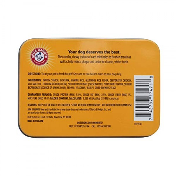 Arm & Hammer for Pets Dental Mints for Dogs, Fresh Breath | Get F...